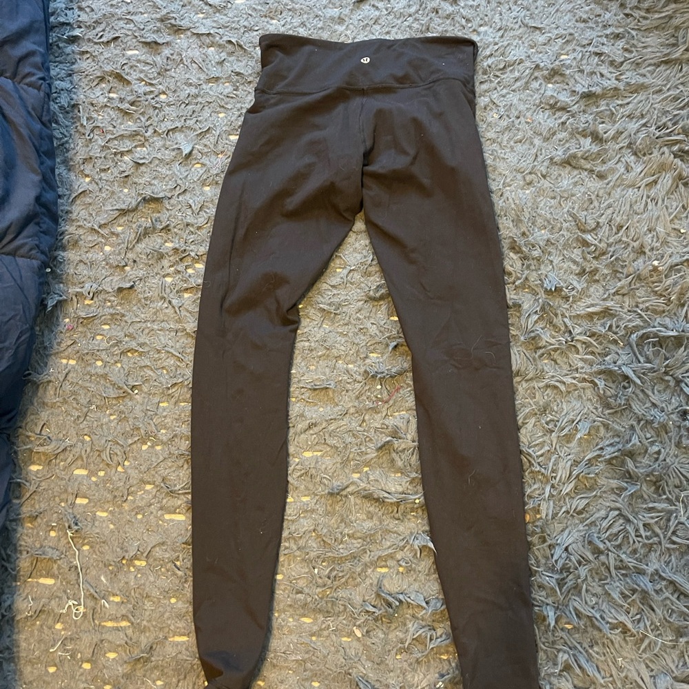 Lululemon Black High-Rise Leggings size 8